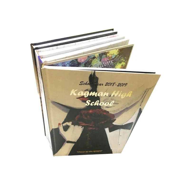High Quality Hardback Book Printing Service Bulk Order Corrugated Board Books Collection Written