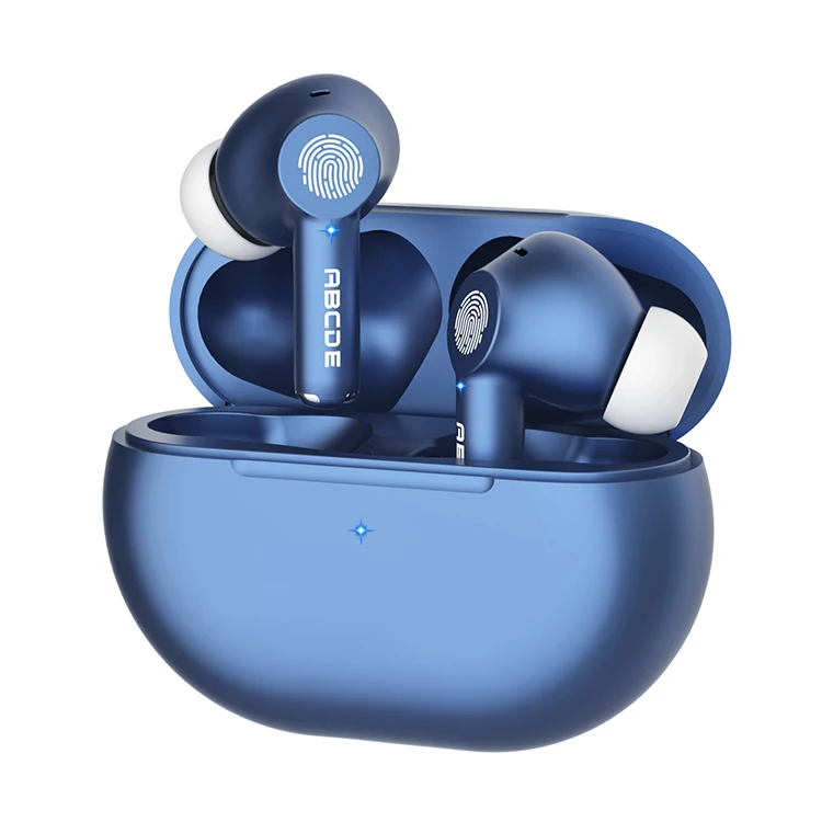 Buds TWS Earphone 35dB Active Noise BLE5.3 Cancelling 4 Mics Wireless Headphone long Battery Life ENC TWS