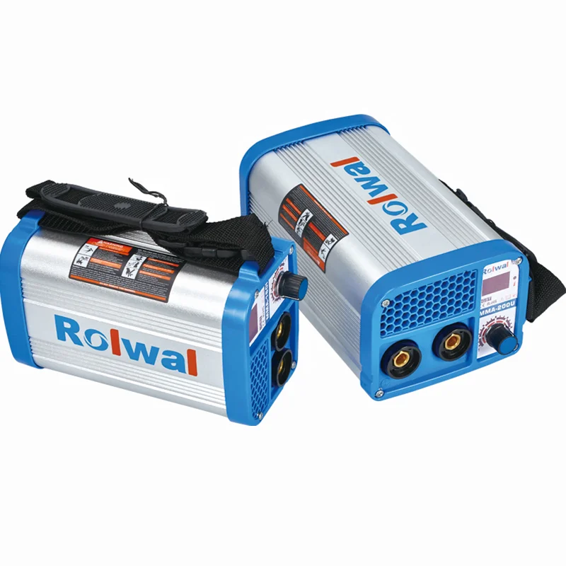 Rolwal Small Portable Mini IGBT Soldadora Inverter Stick MMA Arc Welding Inverter Machine Price List 140 amp 160 amp Arc Welders