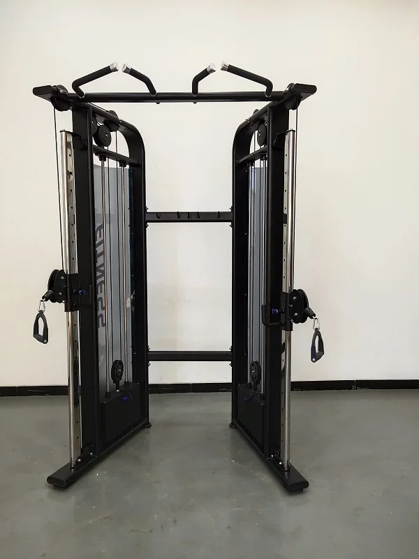 Fitness Bodybuilding Commercial Gym Equipment Adjustable Functional Trainer Dual Pulley Power Rack Strength Exercise Machine