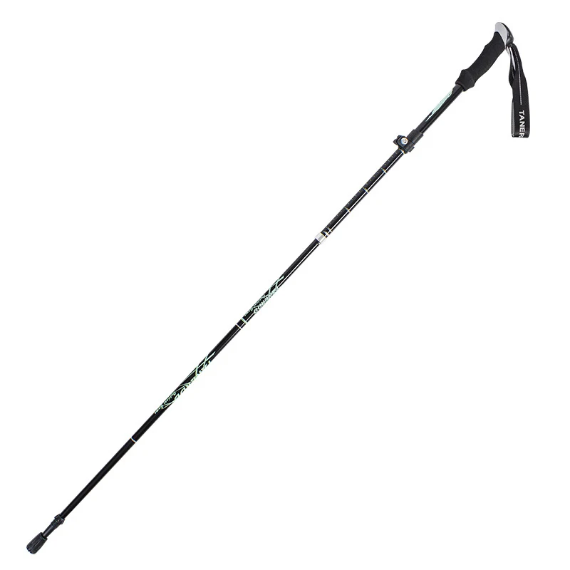 Outdoor folding Hiking Sticks Ultra-Light Ultra-Short Telescopic 5 Sections Tactical Nordic Trekking Poles