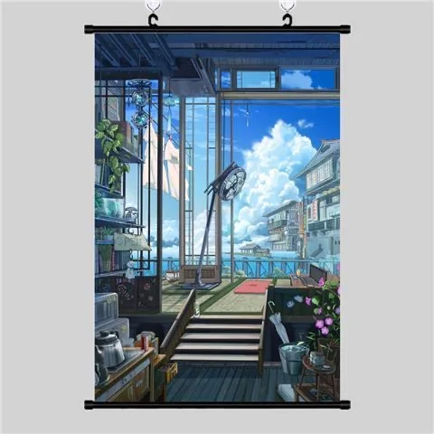 Hot Sale Wall Scroll Anime Fabric Print Custom Wall Scroll fabric