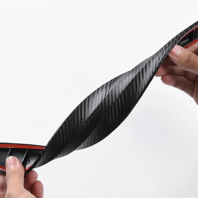 2 pcs per set black white red anti-scratch soft PVC car front rear corner bumper protective strip guard anti collision protector