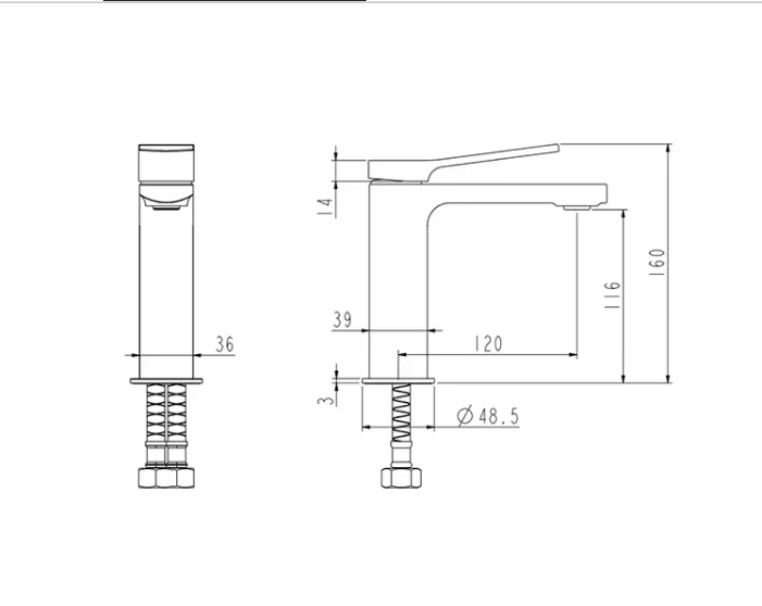 Fantastic Design Brushed Gold Taps Single Handle Single Hole Brass Deck Mounted  Water-saving Bathroom Basin Faucet