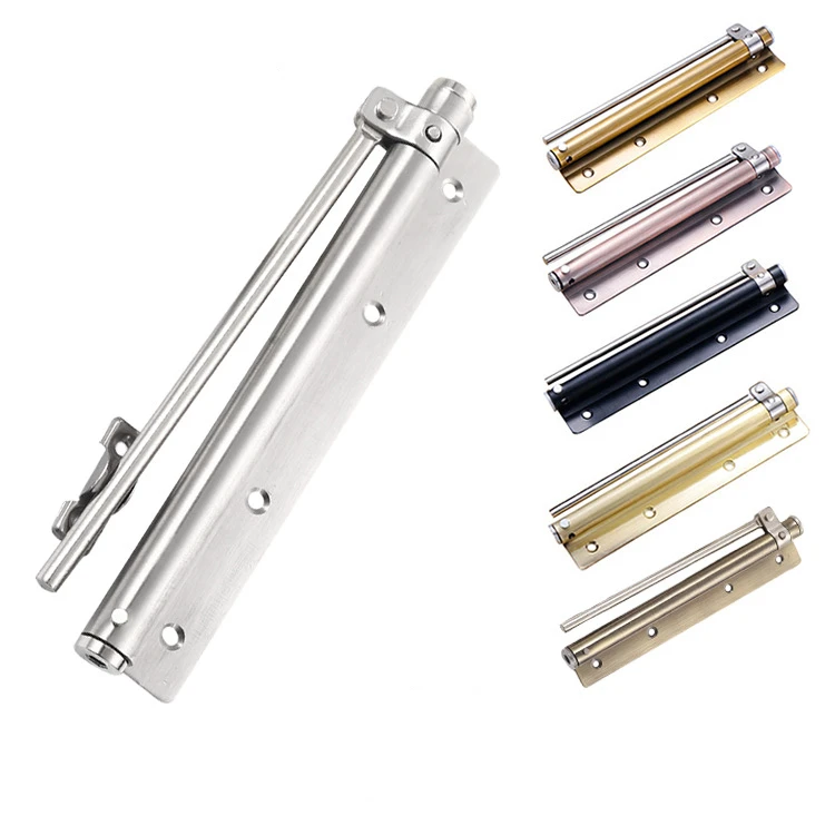 Stainless Steel Hinge Automatic Self Spring Door Closing Punch Hydraulic Concealed Door Closer