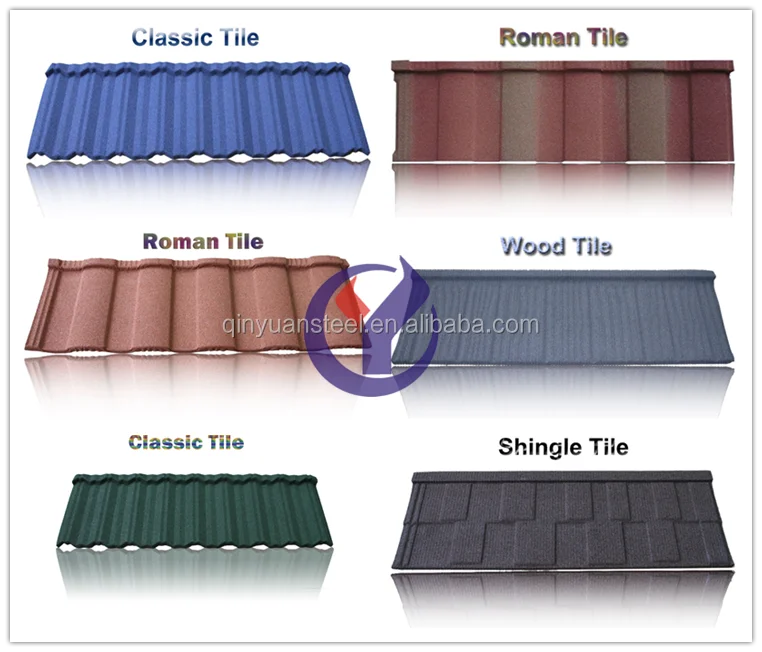 heavy per piece metal roofing good price fast delivery stone coated roofing tile Shandong factory clay roof tiles