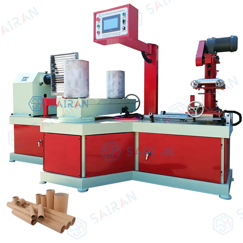 Aluminum foil inner core cardboard round cylinder paper tube winding machine