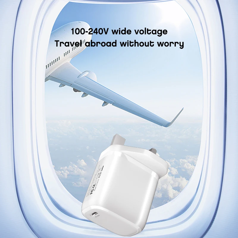 PD20w UK зарядное устройство типа C USB-C PD адаптер быстрое зарядное устройс