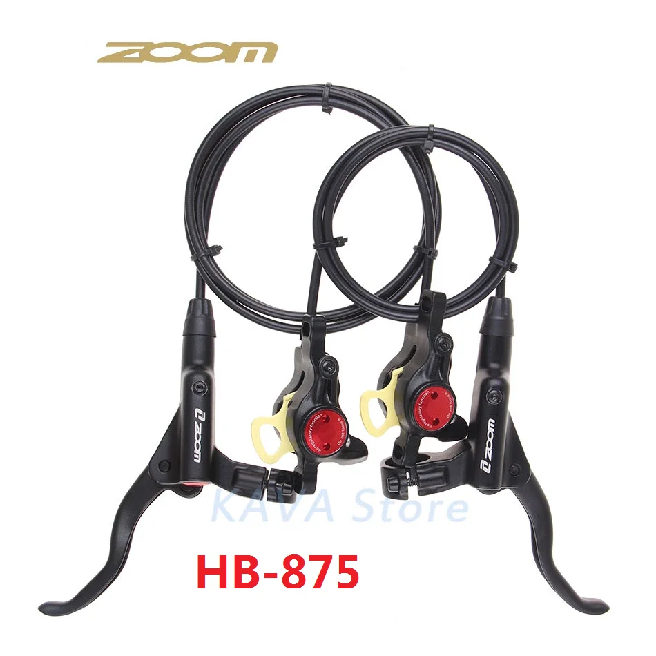 ZOOM HB-875 Mountain Bike Hydraulic Brake Kit 800/1400 mm MTB Bicycle Oil Pressure Disc Brake Set