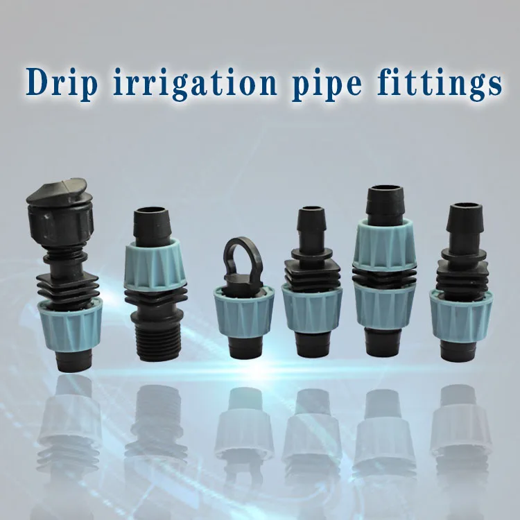 16MM Plastic Pipe Fittings Drip Tape Connectors Mini Drip Irrigation Valves For Agricultural Irrigation