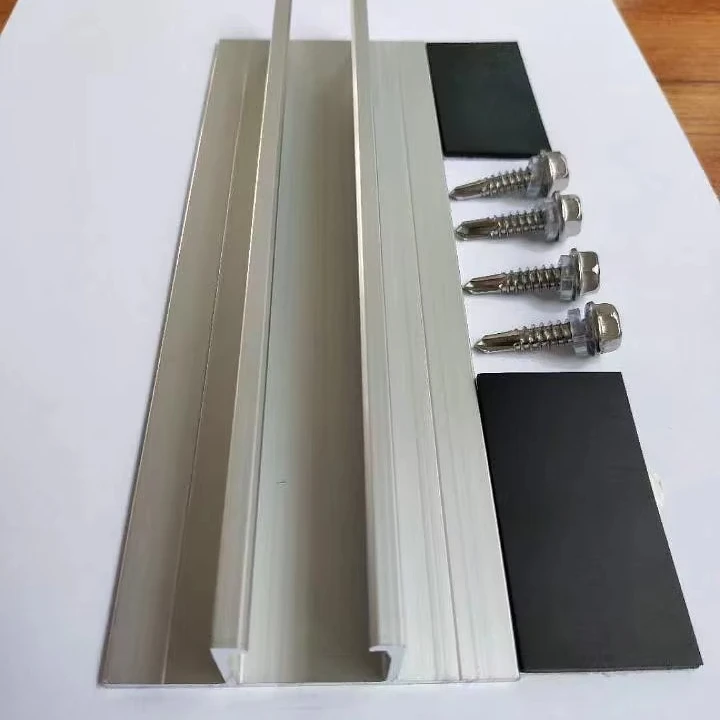 Super Solar good price Mini Rail 200mm 400mm easy to install metal roof rail