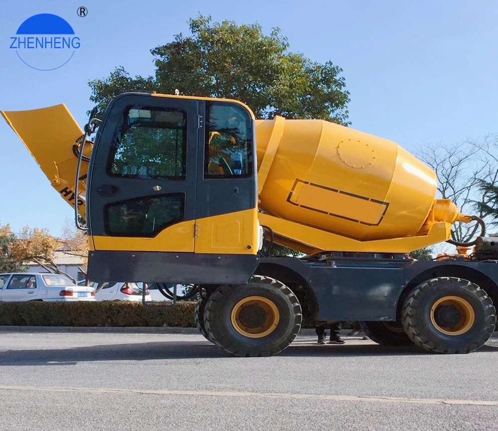 Factory Price Mobile Self Load Concrete  Truck Mixer Car