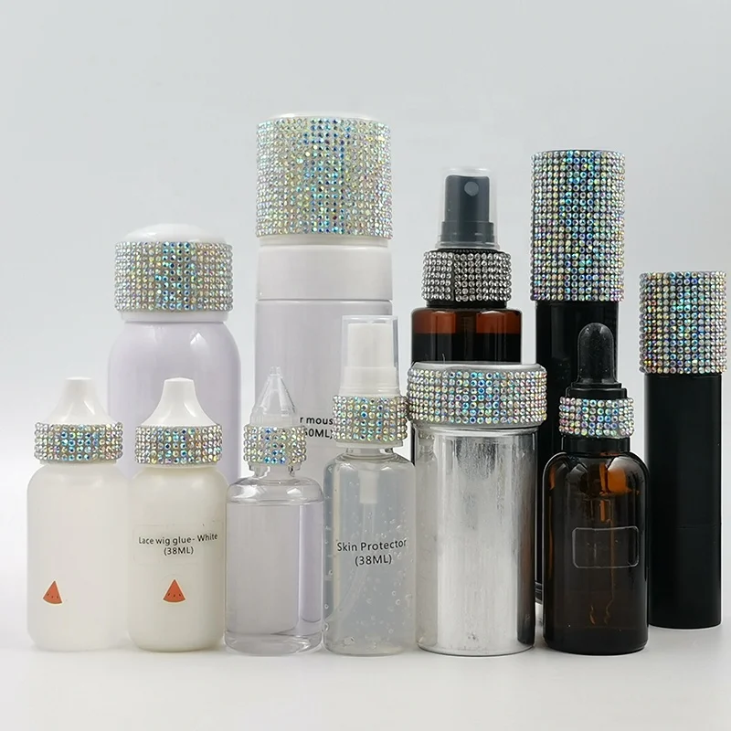 Private Label Strong Hold Wig Glue Frontal Wig Bond Adhesive Lace Glue Remover Skin Protector Wax Stick Melting Spray Lace Tint