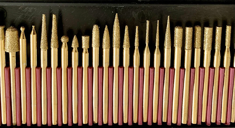 30pcs a Set Diamond Mounted Point for Industrial Use Diamond grinding head