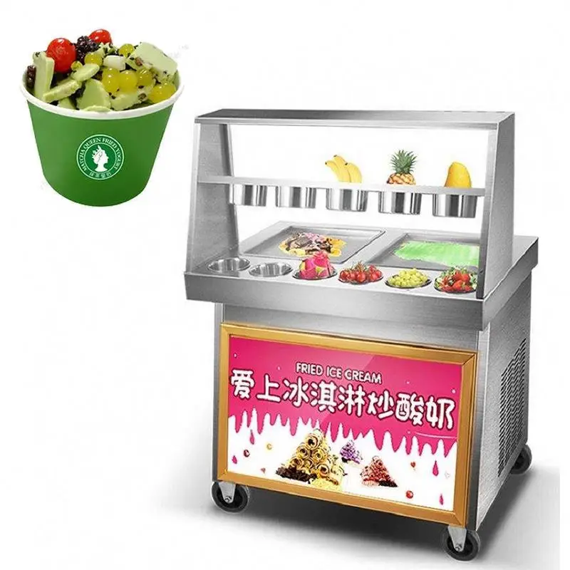 Factory price manufacturer supplier mini rolled ice cream maker fried ice cream maker commercial with cheapest price