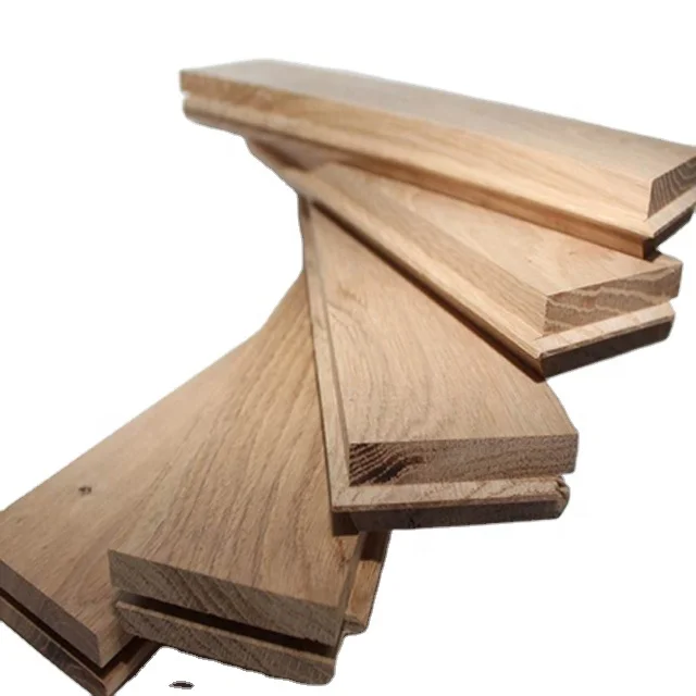 Износостойкий деревянный пол класса А из белого дуба для гостиной