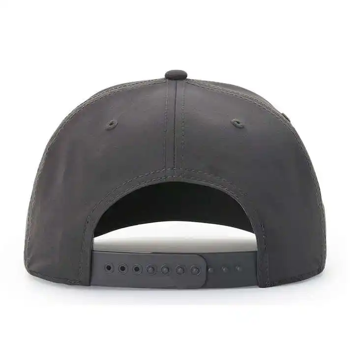 Customized Flat Embroidery Printing Logo 5 Panel curved Outdoor Sport 100% Nylon Rope Golf hat Baseball Cap Hat