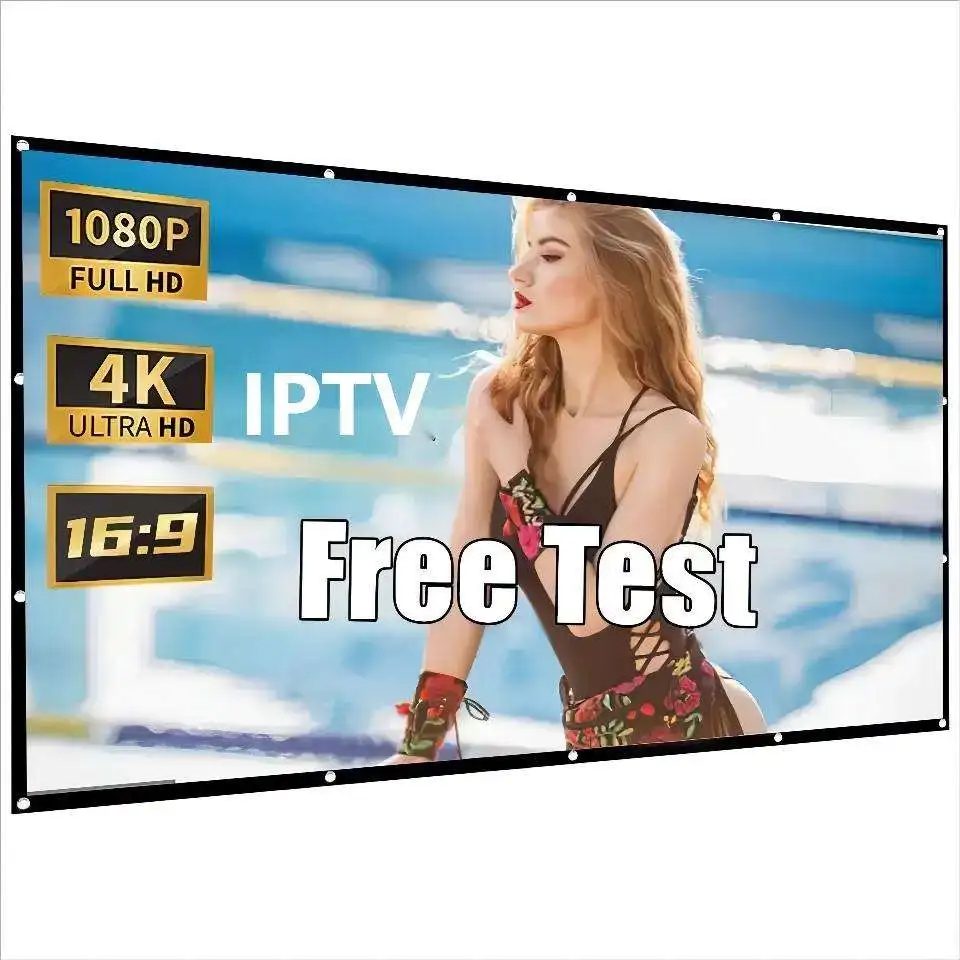 IPTV M3U Subscription 12 Months Reseller Panel Free Test IPTV with USA Canada Arabic M3U Test 24H Free Trial for World IPTV