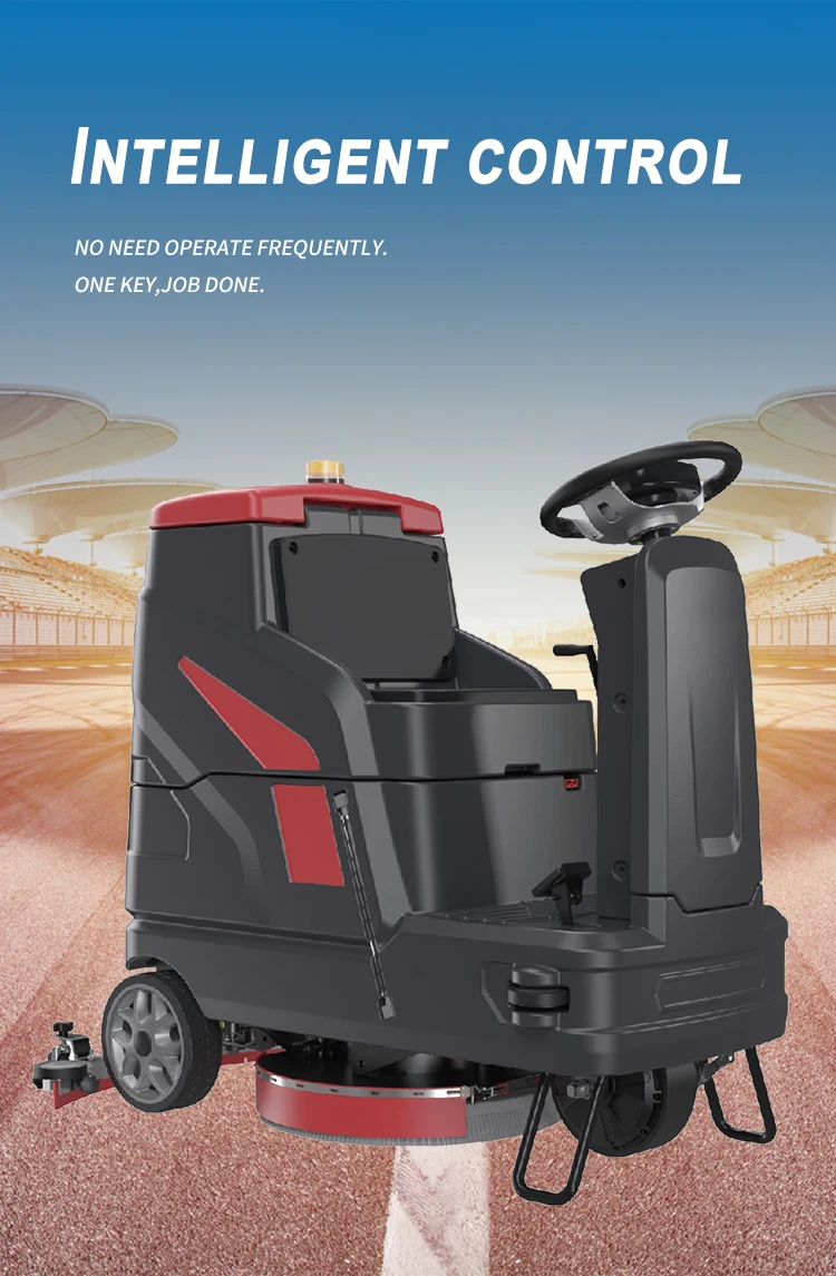 Commercial Industrial Floor Cleaning Scrubbing Machines electric best street sweeper truck mechanical road sweeper