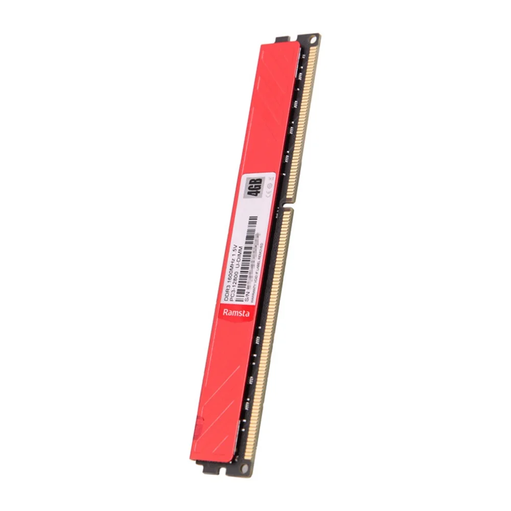 Детали для компьютера оперативная память Ramsta DDR 3 1600 МГц ОЗУ настольного 4 ГБ 8 DDR3 компьютерные аксессуары ПК