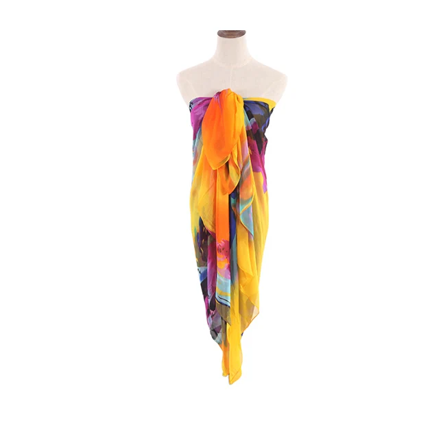 Fashion style summer lady gorgeous beach wear design your own sarong
