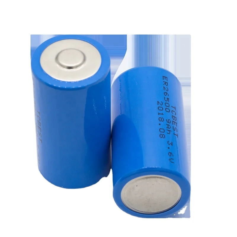 Tcbest Li-SOCL2 батарея высокой энергии типа ER26500 3 6 V 9000MAH