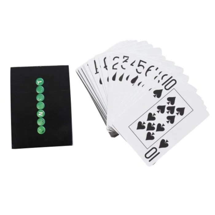 Promotional gift mini Pocket poker plastic gift box packing Poker Game