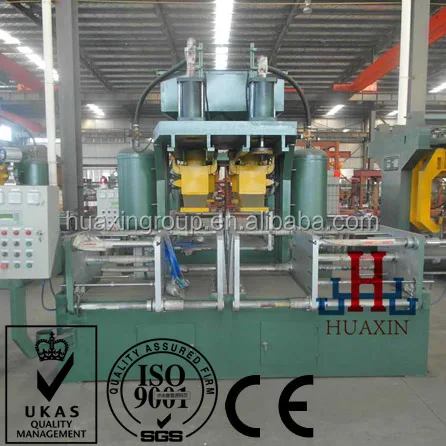 Автоматическая вертикальная машина для стрельбы с разделением сердечника, литейная машина Qingdao Huaxin, машина для изготовления сердечника с песком