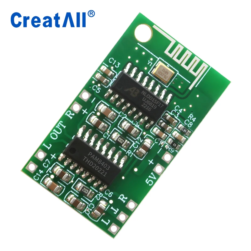 CA-8469 5V bluetooth module 5.0BT digital audio power amplifier module stereo class D PAM8403(amplifier)+CA-6928(bluetooth)