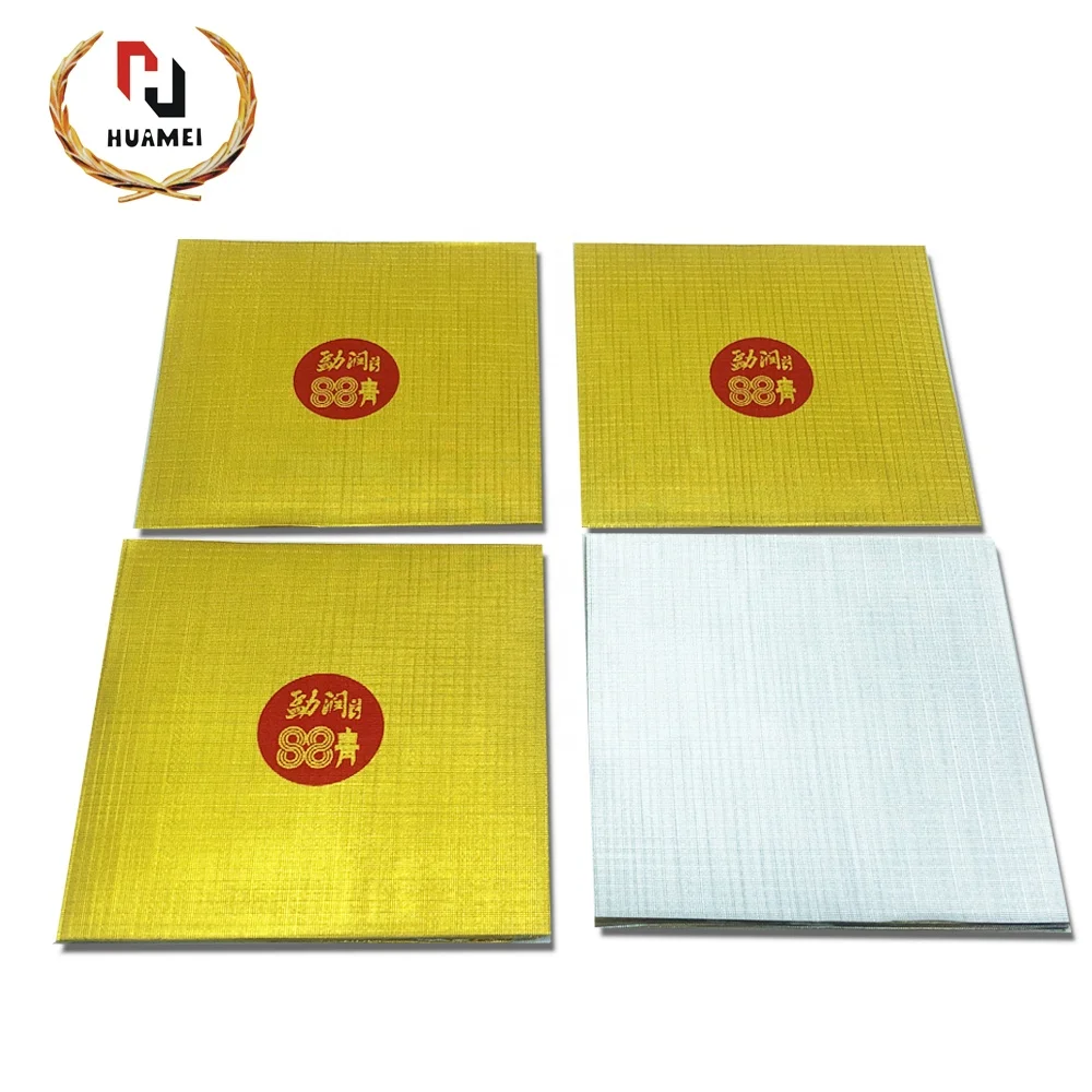 
Golden Embossing aluminum foil Packing paper thickness 0.012MM for Tea wrapping paper/Chocolates paper/Christmas 