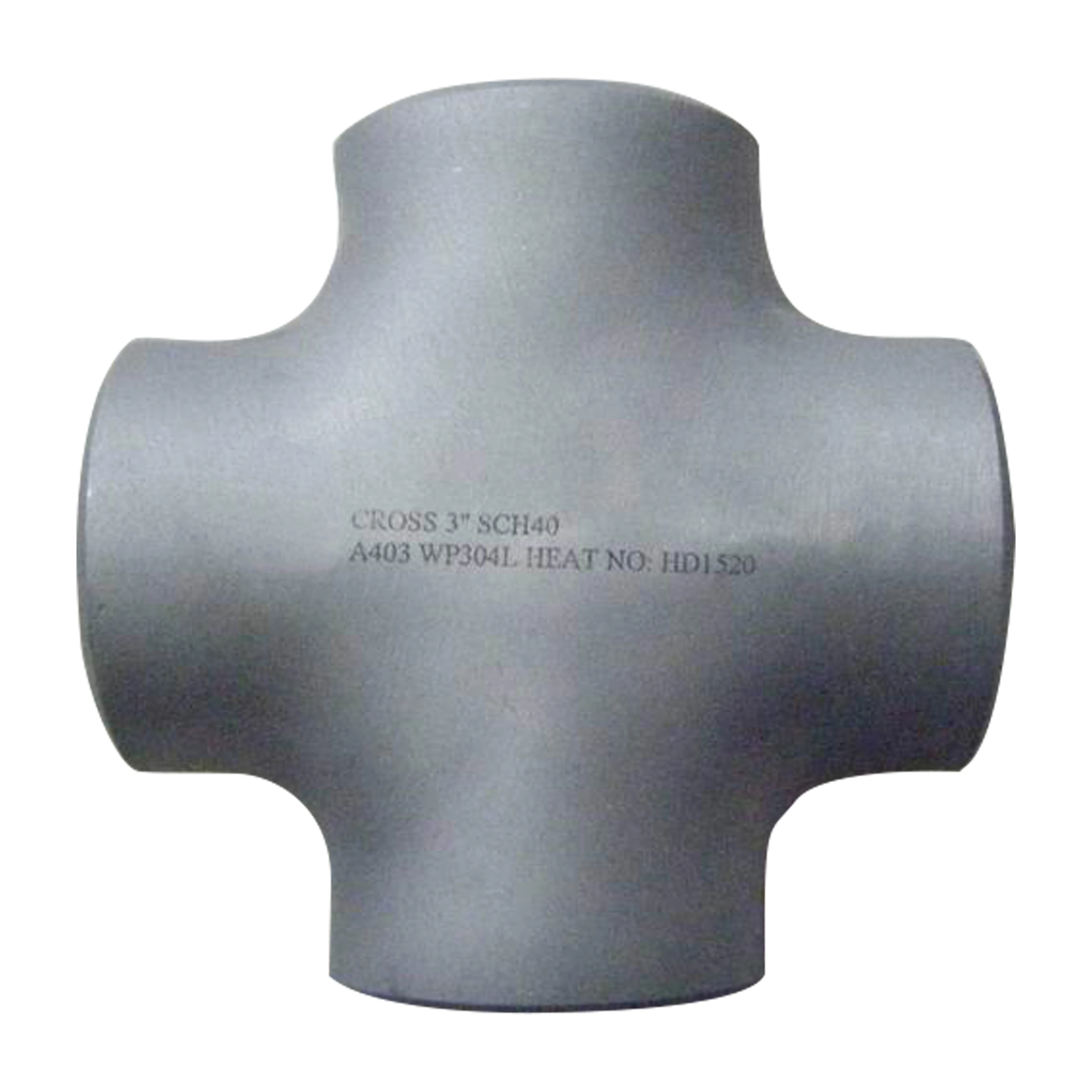 Factory Price A403 304L Stainless Steel Seamless Butt Welded Straight Cross Connector 4 Way Cross Pipe Fitting