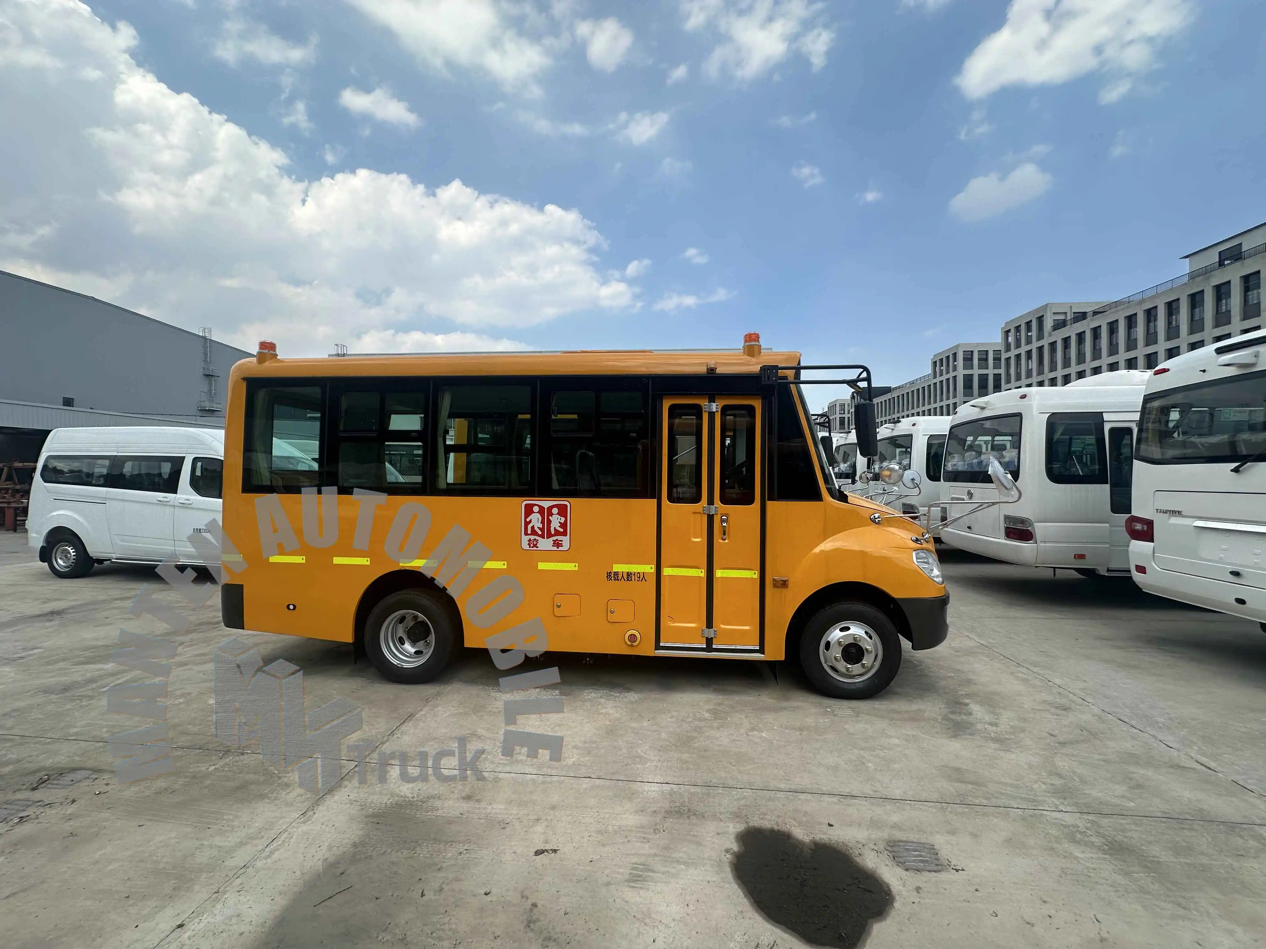 Новый 19 мест китайский мини-автобус школьный автобус пассажирский автомобиль