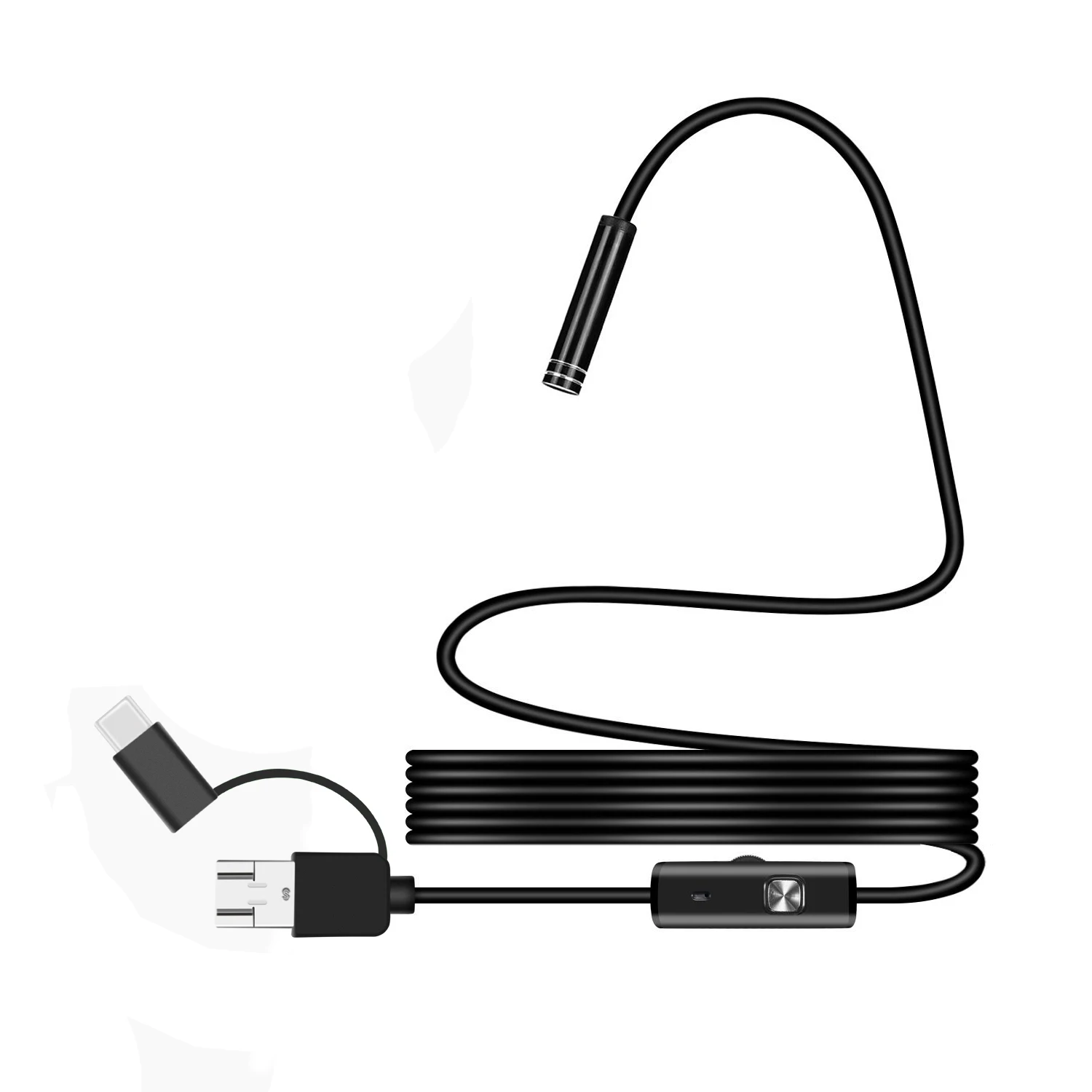 5,5 мм Y102 anesok 5,5 мм 720P на базе Android с поддержкой OTG телефонов USB бороскоп эндоскоп Инспекционная камера наблюдения со светодиодным освещением