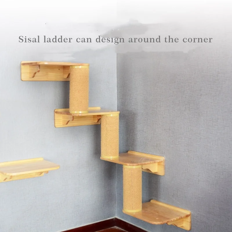 
New Design Home Life Modern Stylish Super Quality Cat Climb Track Wall Mounted Shelves 