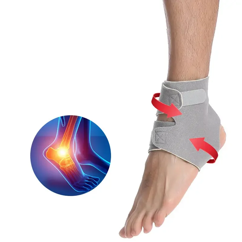 Wholesale Customize Logo Adjustable Neoprene Waterproof Ankle Support Sports Footwear Ankle Guards Strap Sleeve
