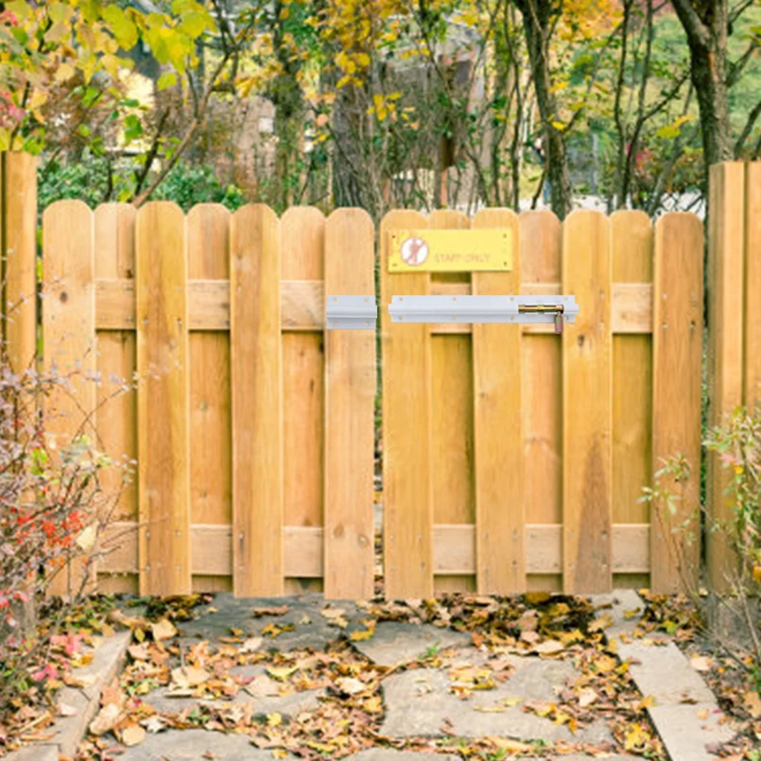 ULW Stainless Steel Slide Door Safety Bolt Modern Plastic Lock for Hotel Fire Security Guard Guarded by ULW Bolt Latch