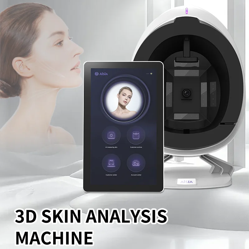 Косметическое оборудование машина для лица AI сканер кожи 8 спектра Aisia анализатор 3d аппарат анализа