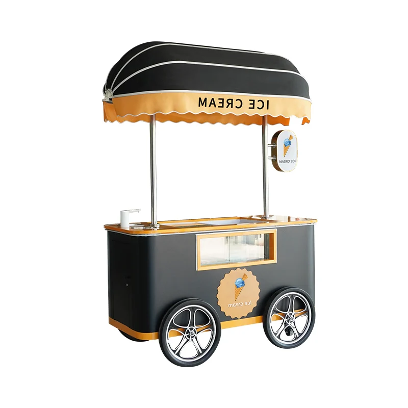 Electric Tricycle Food Cart Fast Food quality Coffee Tricycle Mobile Food Cart Tricycle Taco Truck Gelato Cart