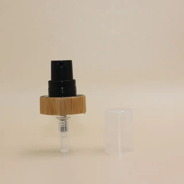 18/410 mist perfume spray 18mm suit essential oil bottle bamboo cap