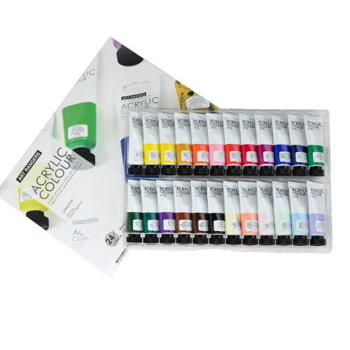 Art Rangers Acrylic paint 24 colors*22ml(18 regular colors+ 6 pastel colors )