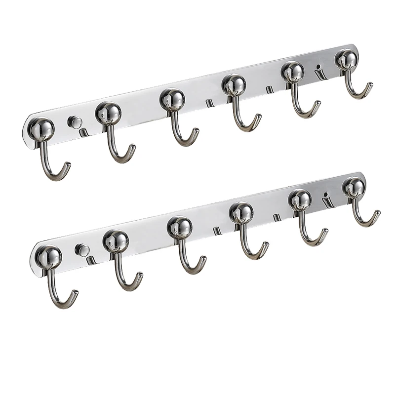 Decorative Wall Mounted Towel  Clothes Coat Hooks Stainless Steel For Hanger Coat Rack Modern Cast Iron Hook