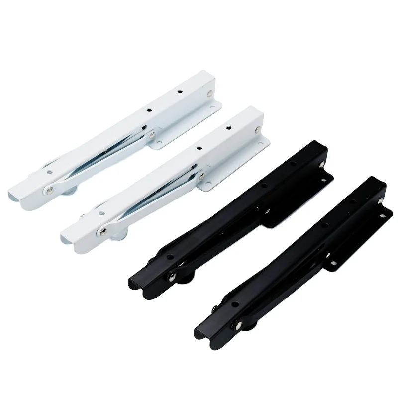 Metal Adjustable Wall Side Mounting Shelf Support K Type Black White Folding Table Floating Shelves Bracket
