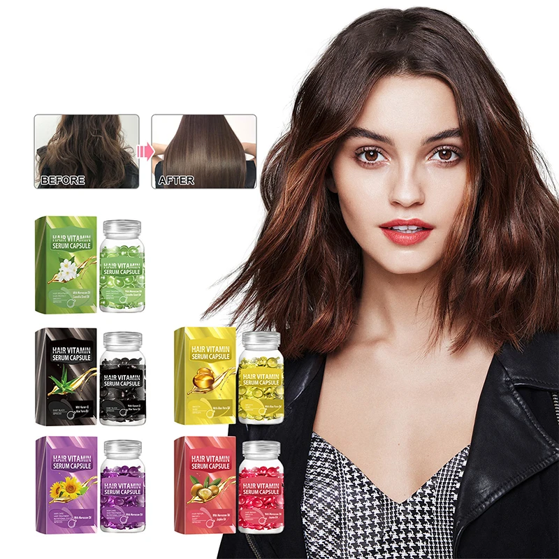 Hair Care Capsule Relieves Dry and Irritable Soft Dandruff Cleansing Hair Care Essential Oil