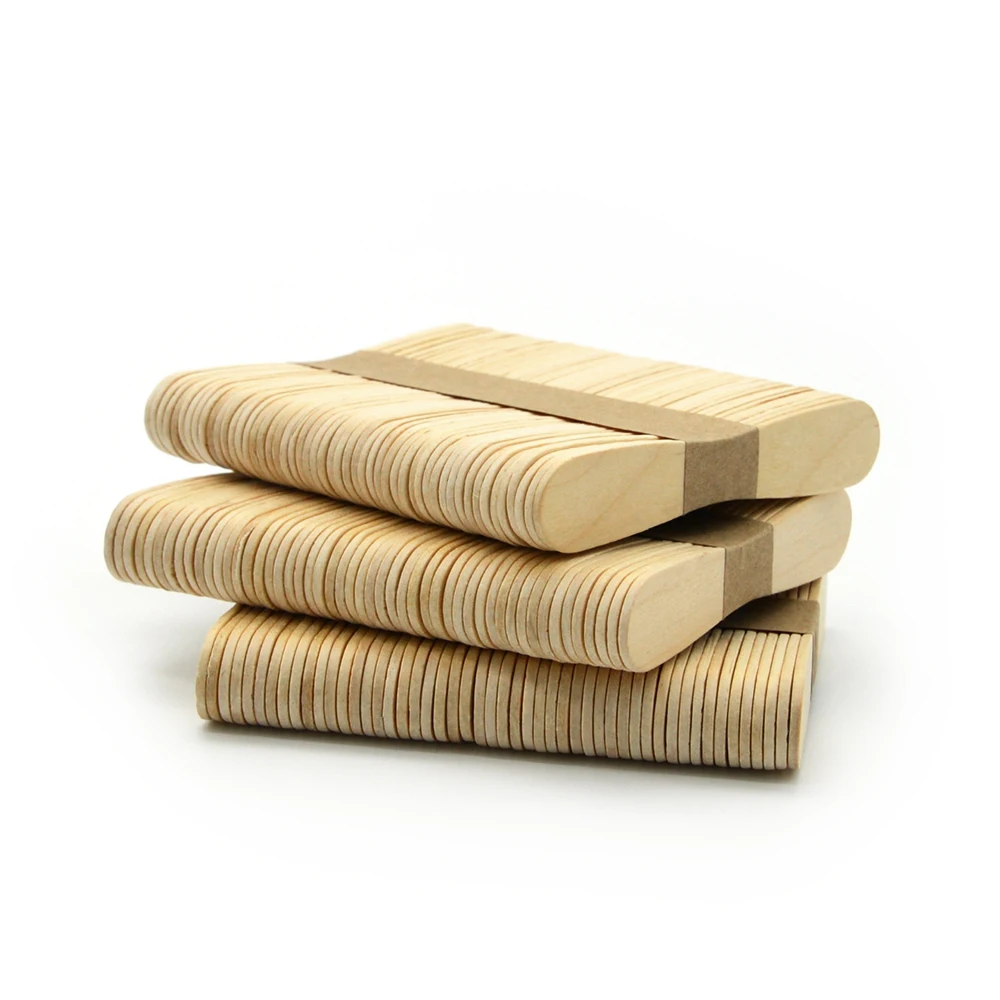 Mold Dessert Food Grade Wooden Ice Cream Spoon Popsicle Sticks