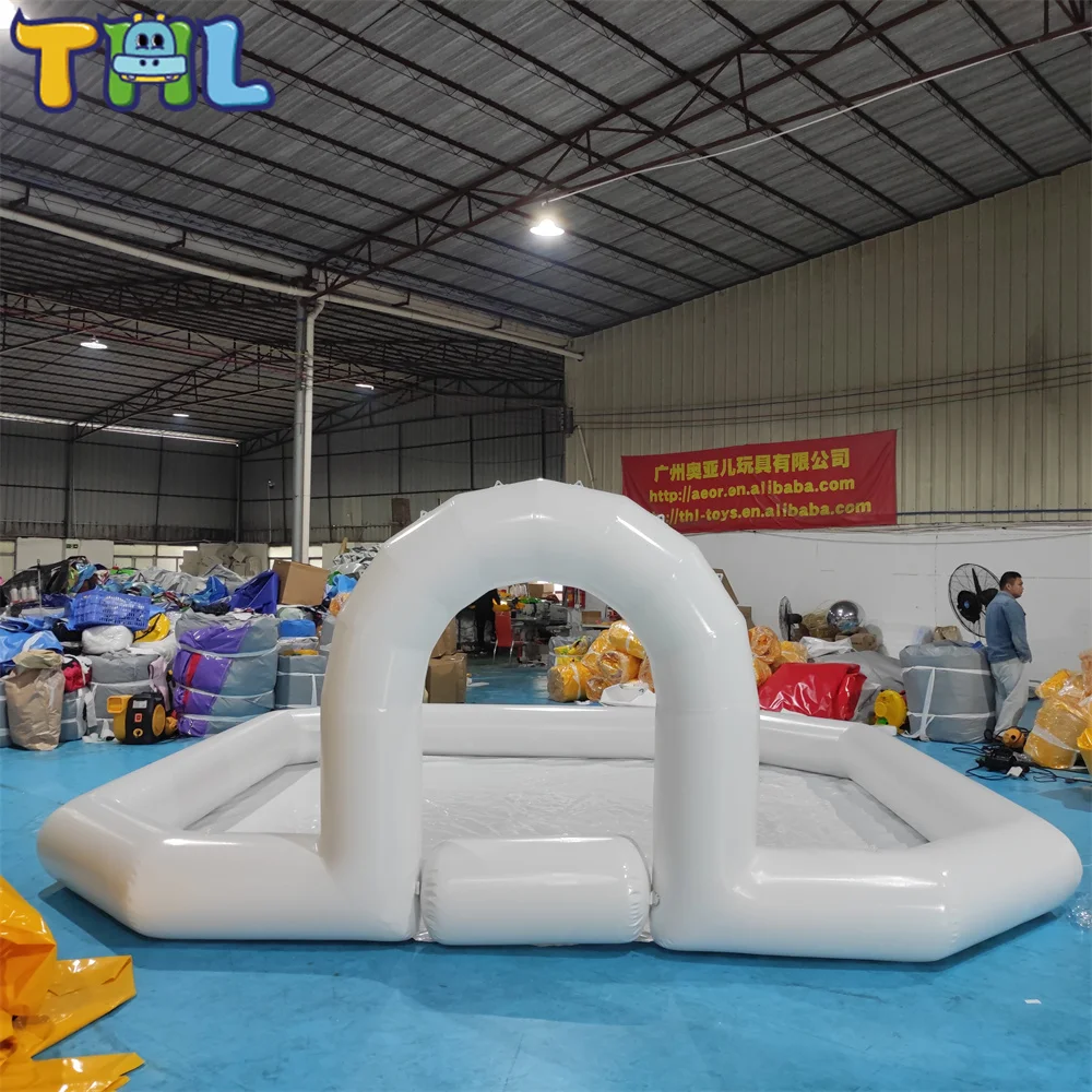 best PVC custom inflatable race track for bumper cars inflatable race track