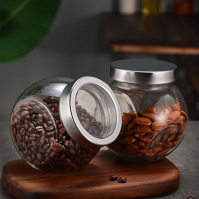 Hot Selling  Rotate Lid candy jar Kitchen jars for spices Spice Seasoning Bottle Jar