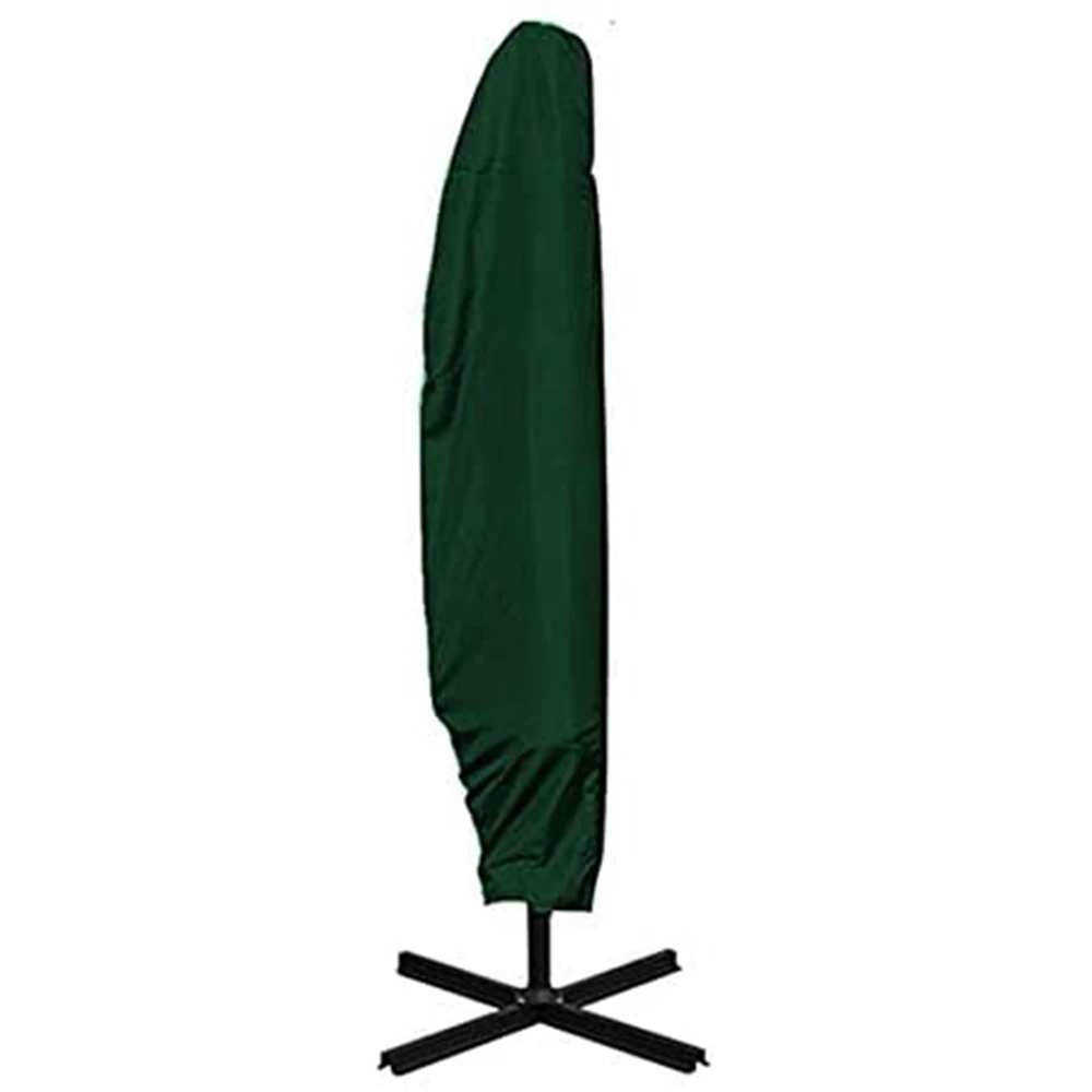 Parasol Cover Cantilever Hanging Banana Umbrella Cover with Zip and Drawstring Waterproof Garden Parasol Protector