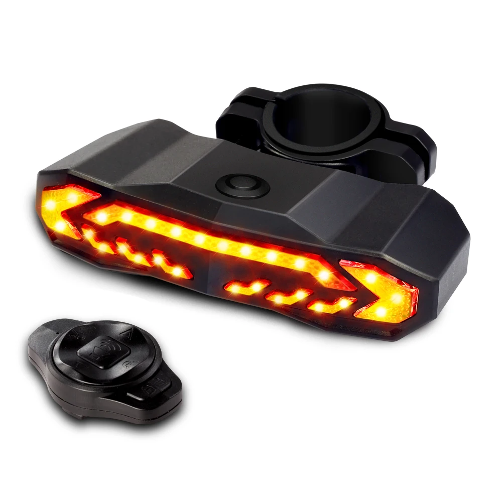 Велосипедный сигнальный фонарь задний светодиодный 93LM USB перезаряжаемый водонепроницаемый IP65 велосипедный безопасности предупреждающий свет