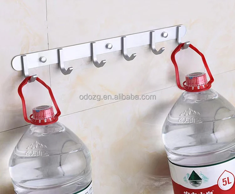 Robe Hooks Wall Mounted OEM Aluminum Bathroom Clothes Hook Stainless Steel Kitchen and Bathroom Robe Hook