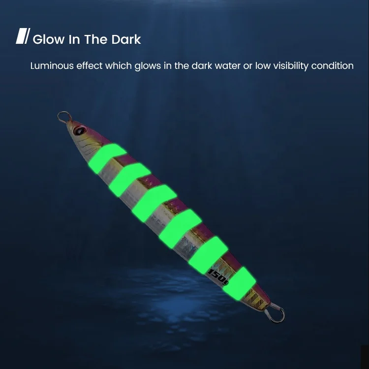 FUNADAIKO 120g 150g artificial fishing hard lures baits casting Flat Fall 3d metal fishing jigs